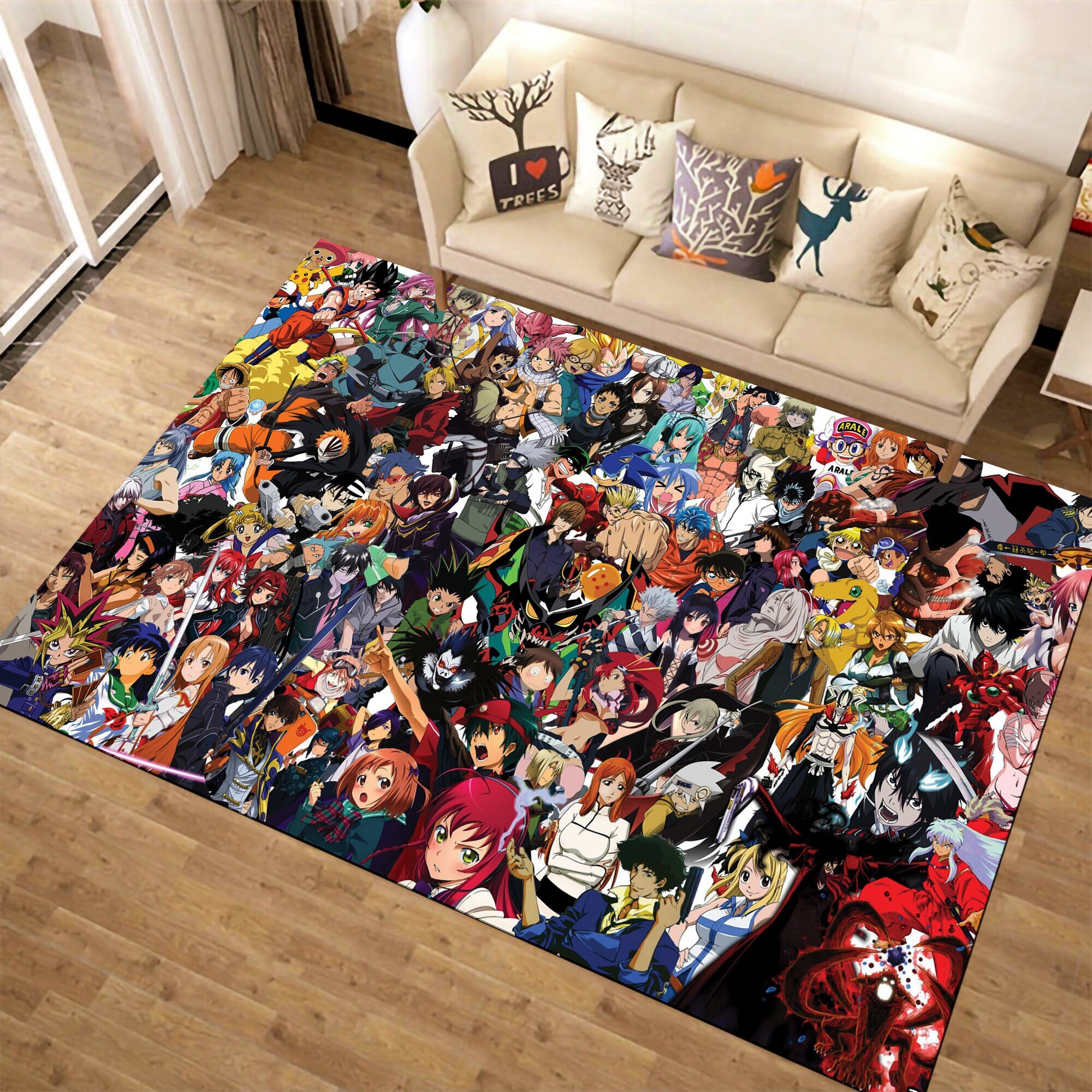 Anime Rug, Mixed Anime Rug, Kawaii Rug, Fantastic Rug, Popular Rug ...