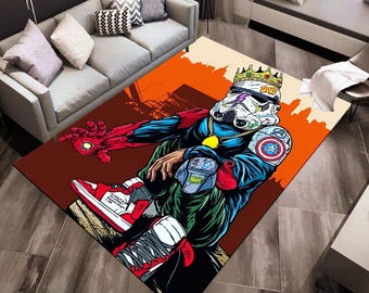 Stormtrooper Rug, Shoes Rug, Fantastic Rug, Custom Rug, Minimalist Rug, Popular Rug, Hypebeast Rug, Area Rug, Personalized Rug, Gift Ideas