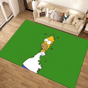 The Simpsons, Simpsons Rug, Green Rug, Popular Rug, Fantastic Rug, Legend Rug, Anime Decor, Minimalist Rug, Custom Rug,Anime Rug, Area Rug