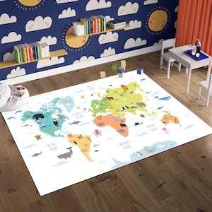 Kinderteppich, Minimalistischer Teppich, Minimalistischer Teppich, Benutzerdefinierter Teppich, Beliebter Teppich, Kinderzimmer Dekor, Geschenk Für Kinder