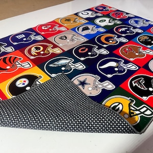 American Football Rug,Football Helmet Rug,Sports Rug,Area Rug,Gift For Him, Football Decor,Minimalist Rug,Colourfull Rug,Kids Room Rug image 3