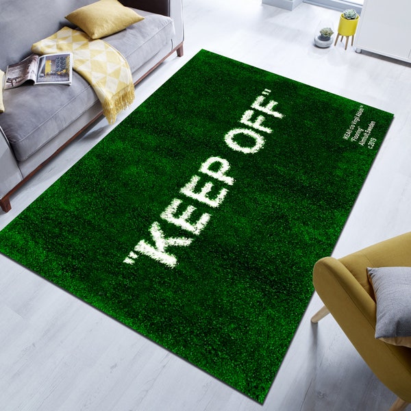 Keep Off, Keep Off Rug, Green Rug, Popular Rug,Modern Rug, Aesthetic Rug, Pattern Rug, Area Rug, Living Room Rug, Bedroom Rug,Best Seller