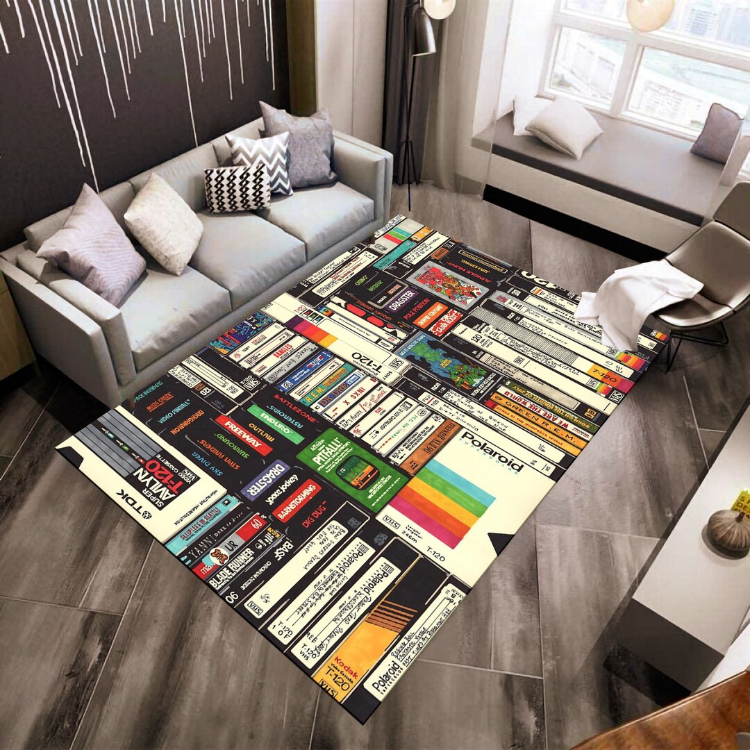 Classic Cassette Rug, 90s Rug, Tape Rug, Retro Design Rug,non Slip ...