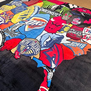 Nba Map Rug,Basketball Rug ,Teams Rug, NBA Rug ,Custom Rug, Minimalist Rug, Area Rug,Basketball Decor, Popular Rug, Hypebeast Rug,Gift Ideas image 5