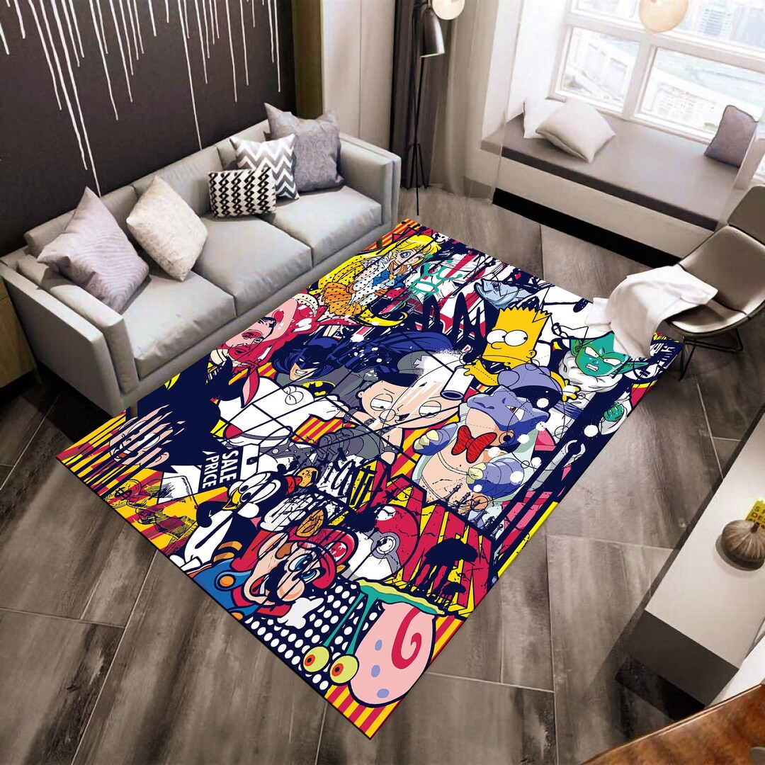 Anime Rug,popular Game Rug,pop Art Rug,minimalist Rug, Fantastic Rug ...