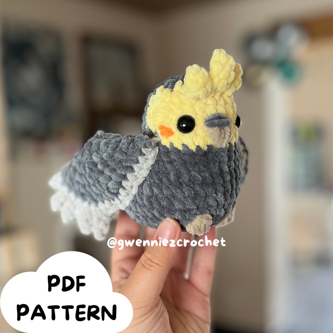 Cockatiel Crochet PDF Pattern LOW SEW - Etsy
