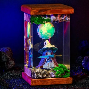 El-den R.ing Sha.dow of the Erd.tree Lamp, Dark.moon Great.sword Night Light, Ran.ni Statues, Gaming Lamp, Halloween Decor, Christmas Gift