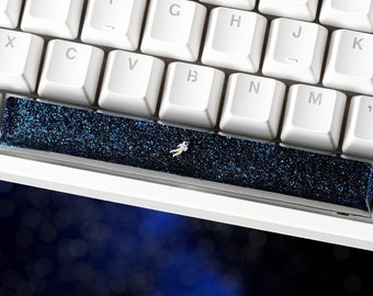 Astronaut Keycap, Enter/Shift Keycap, Galaxy Keycap, Universe Keycap, Keycap For MX Cherry Mechanical Keyboard, Gift for Him