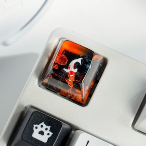 ONLY 12 USD Koi Fish Keycap, Artisan Keycap, Japanese Koi, Keycap for Mx Cherry Switches Mechanical Keyboard, Gift for Him
