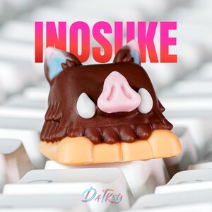 Ino.su.ke Keycap, De.mon Slay.er Keycap, Anime Keycap, Keycap for MX Cherry Switches Mechanical Keyboard, Handmade Anime Gift