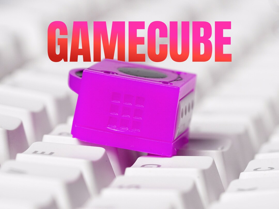 Gamecube Keycap, Purple Gamecube Keycap, Gaming Keycap, OEM Profile Keycap, Keycap for Cherry MX