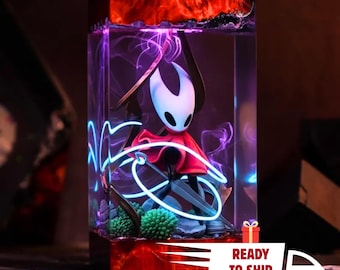 Silksong Hornet Resin Lamp, Valentine's Gift for Him, Game Decor Lamp, Anniversary Gift, Valentine Gift, Gamer gift, Gift for Her