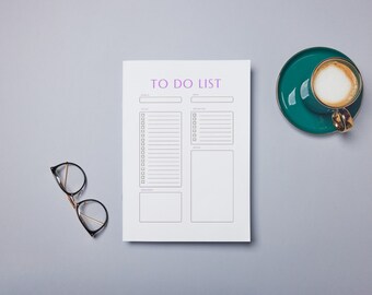 Takenlijst voor dagelijks gebruik, direct downloaden, afdrukbaar, dagelijkse productiviteitsplanner