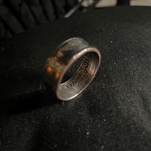 Bague pièce d&#39;un demi-dollar