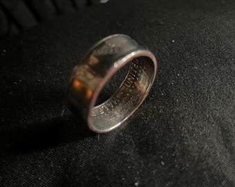 Half Dollar Coin Ring