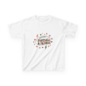 Kids Football Tee, Fun Kids Cotton Tee, Gift for Young Athletes, Youth Sports Shirt, Birthday Present for Boys & Girls