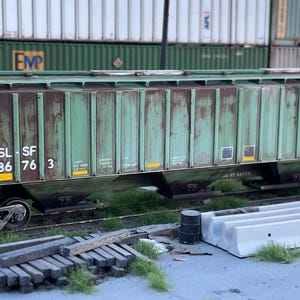 HO Scale Weathered InterMountain FRISCO PS Covered Hopper