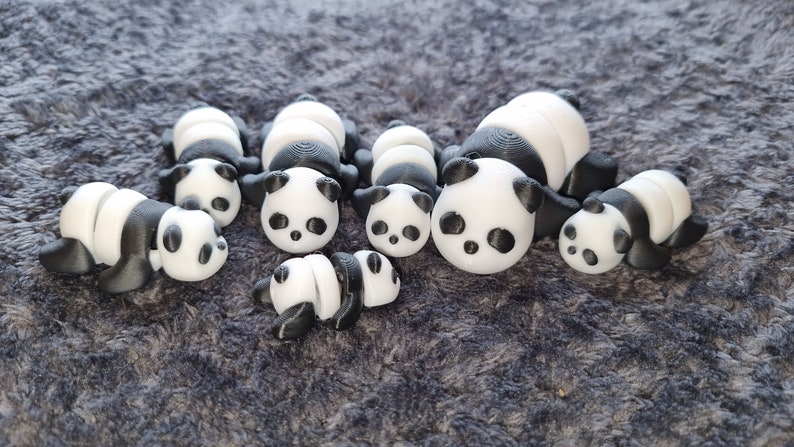Flexible Baby Panda Spielzeug Bild 2