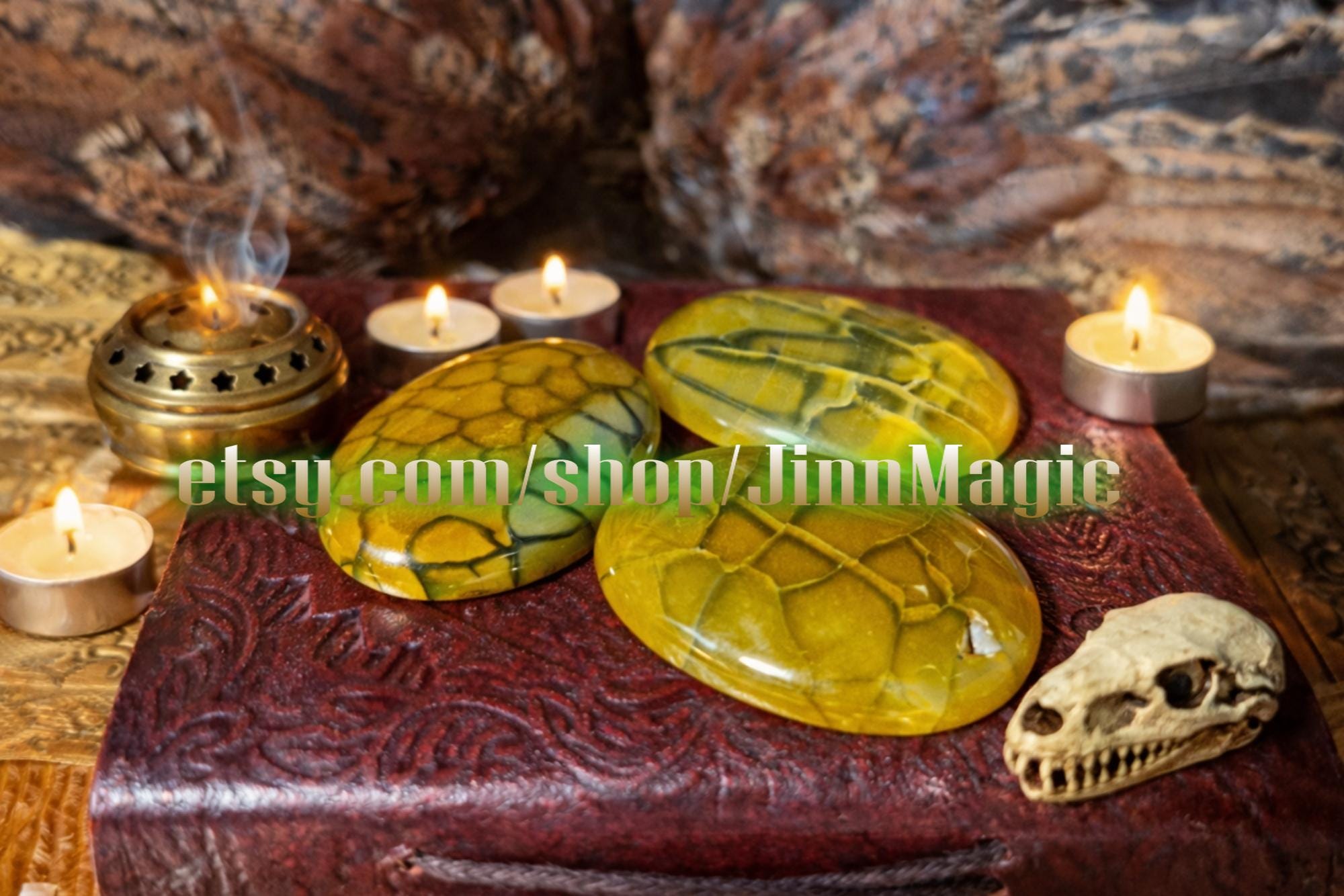 Rare Yellow King Cobra Nagamani Pearl, Magnet for Extreme Luck