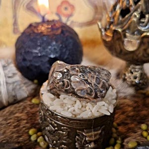 Legendary Jinn Stone of Malik Al-Abyad, Gateway To Protection, Wealth, Spiritual Power & Well-Being, Mystic Pusaka Kodamic Stone