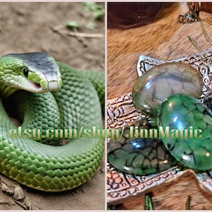 Magnet for Unlimited Wealth, Money Attraction Amulet, Financial Prosperity & Abundance, Rare Mustika Pearl, Green Nagamani Magical Stone