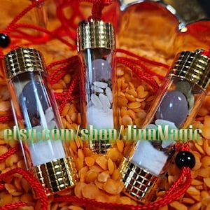Mystical White King Cobra (Nagamani) Snake Pearl Takrut, Mustika Stone, Gambling, Protection, Money & Wealth Attraction, Rare Thai Amulet