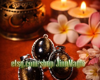 Rare Mustika Stone Amulet, Unlimited Protection Against Danger, Dark Forces, Black Magic, Curses, Hexes, Evil Spirits, Harmful Jinns