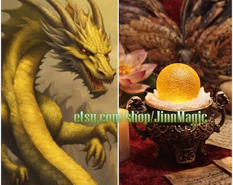 The Yellow Air Dragon Chaynik-Jhaltata, Celestial Bezoar Mustika Pearl, Attracts Good Luck & Fortune, Boosts Business and Sales