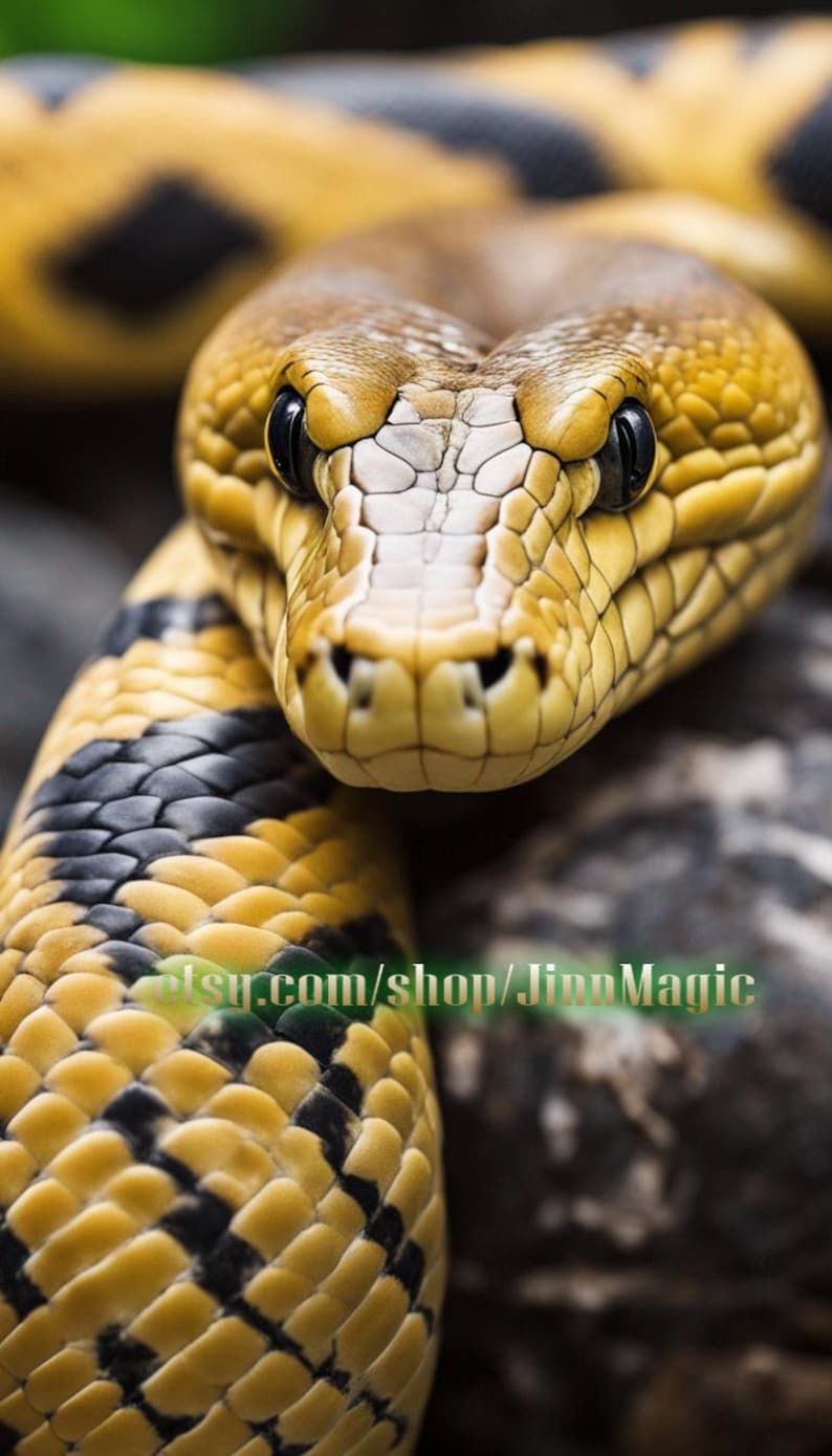 Rare Yellow King Cobra Nagamani Pearl, Magnet for Extreme Luck & Prosperity, Magical Thai Snake Stone For Wealth and Money Attraction Amulet bild 4