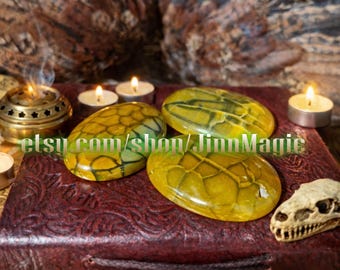 Perla Nagamani de cobra real amarilla rara, imán para la suerte y la prosperidad extremas, piedra mágica de serpiente tailandesa para atraer riqueza y dinero.