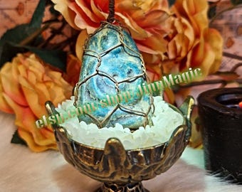 Sri Phaya Stone Protective Amulet “Heart of Naga" Ultimate Protection Against Black Magic, Evil Spirits, Curses & Hexes, Ancient Thai Amulet