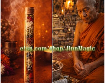 Hardcore Money & Wealth, 11 in 1 Amulet Takrut + 6 Mustika Stones, Magical Yantra, Cobra Pearls, Scared Seeds, Money Attracting Thai Amulet
