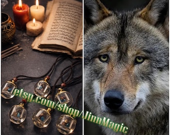 The Wolf Jinn Takrut, Unlimited Protection Amulet, Embrace The Power of Barq Al-Dayib