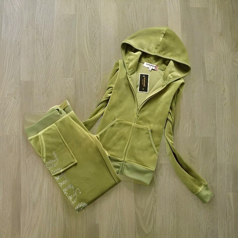 Juicy Couture Vintage Y2K Tracksuitvelvet Y2K Tracksuit Casual Fashion