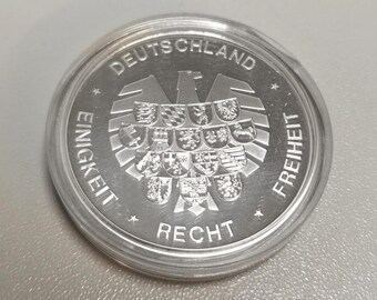 EU Enlargement * Medal 2004, approx. 36 mm, silver-plated