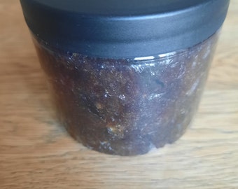African black soap for 100% natural scrub, shea butter and coconut oil Ghana