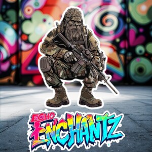 Tactical Bigfoot Svg, America Camper Military Patriotic Sasquatch