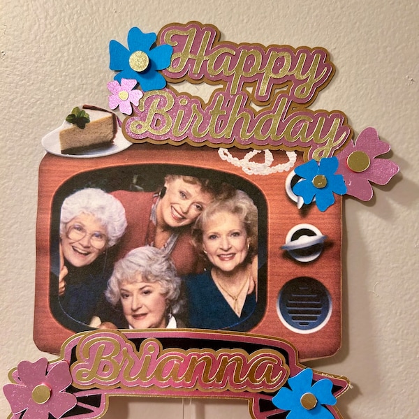 Golden Girls Cake Topper Etsy