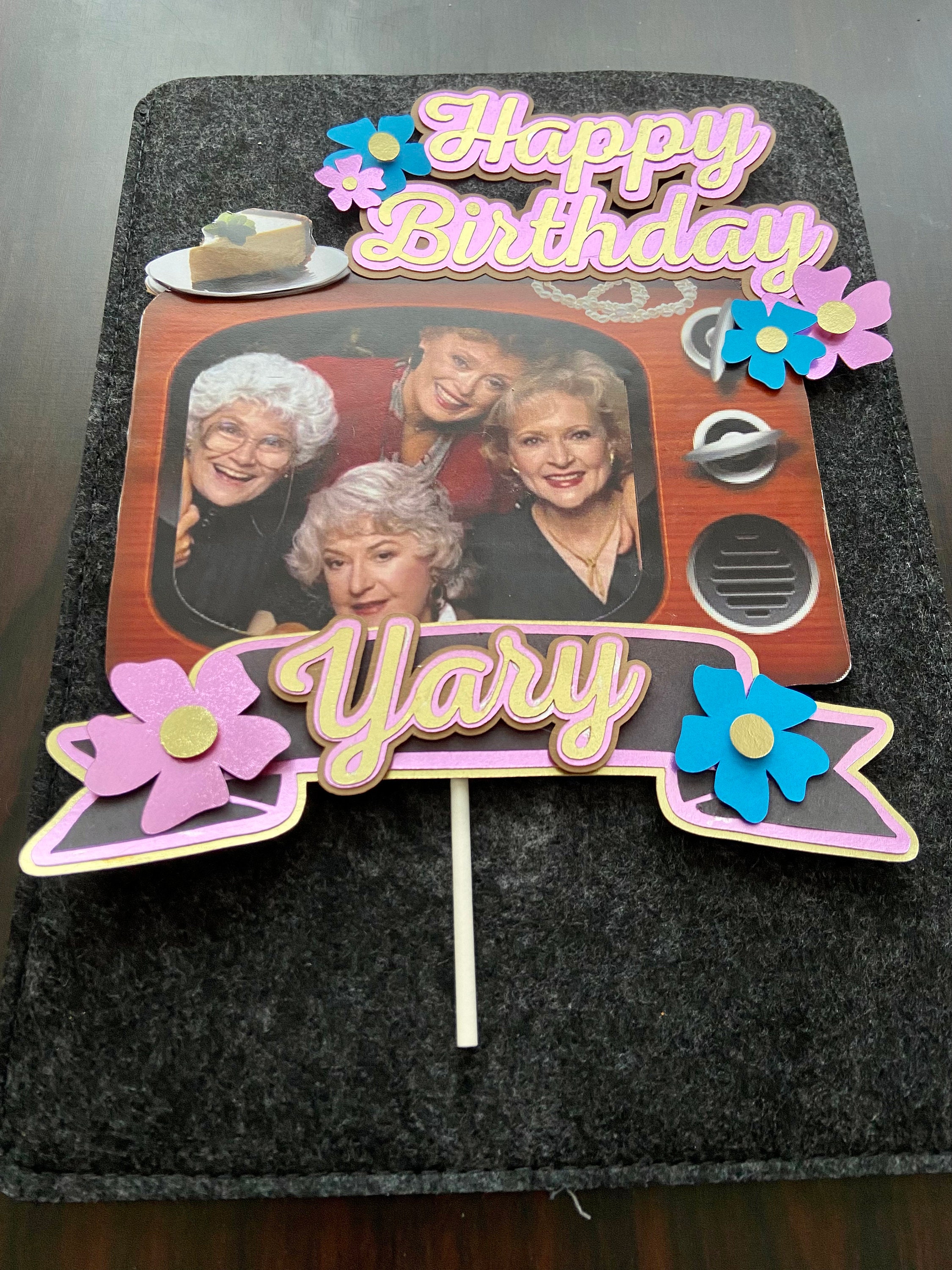 Golden Girls Cake Topper Etsy