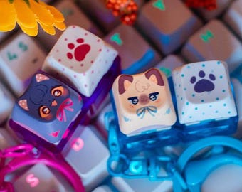 Fidget keycap charm - Miaumis Collection