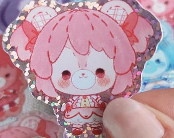 Pack Stickers beary magical girls