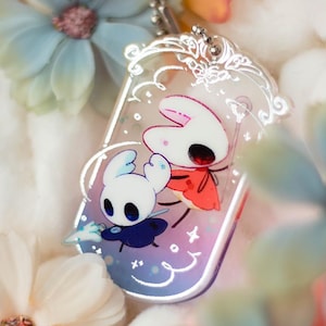 Bug knight - Silver foil charm