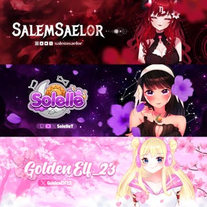 Twitch Banner Custom | Twitch banner | Anime Banner | Banner Design | Twitter Banner | Youtube Banner | Discord Banner | Kick Banner