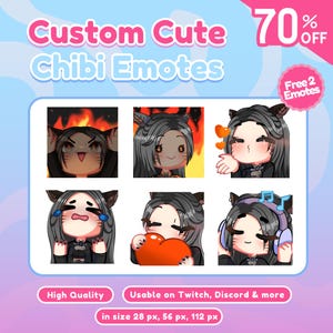 Custom Twitch Emotes, Animated Emotes, Vtuber Emotes, Kick Emotes, Sub Emote, Anime Emote, Pet Animal Emote For Your Stream Youtube Facebook