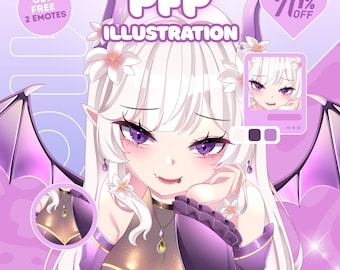Custom Anime Profile Picture: PFP Commission - Vtuber/PNGtuber