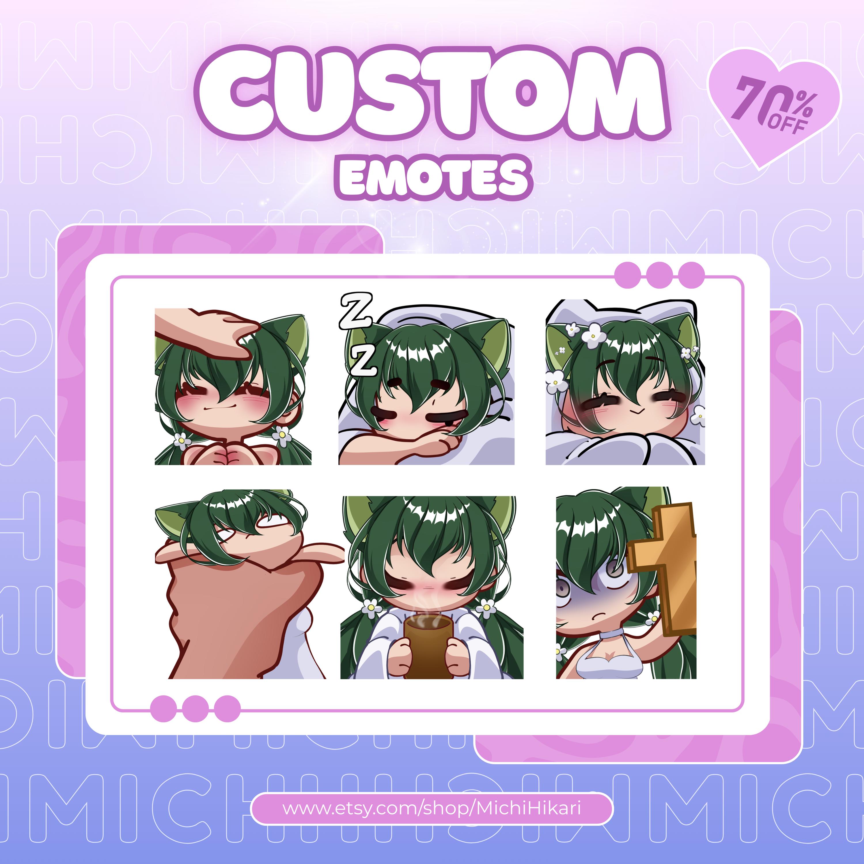 Spring Emotes Custom Twitch Emotes | Animated Emotes | Twitch Emote for Streamer ...