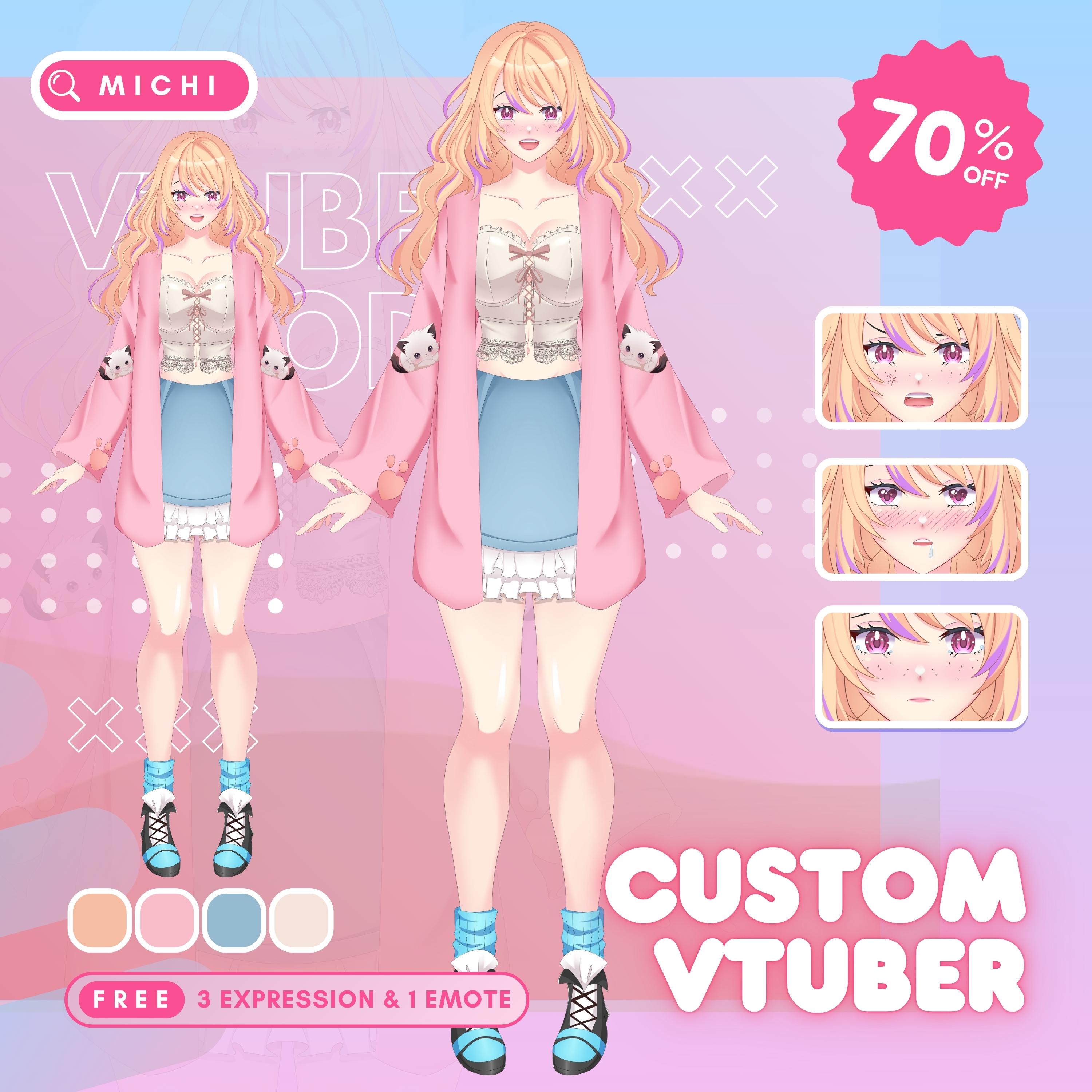 Custom live2d Vtuber commission | Vtuber assets, Live2d model commission, Pngtuber, Anime, Anime art Commission, Vtuber Male and Female