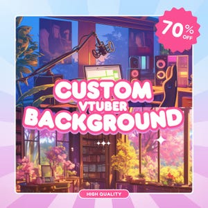 Vtuberアニメーション背景、居心地の良い部屋、ループVtuber背景、Twitchストリーミング用のVtuber背景、ストリームオーバーレイ、Vtuberアセット
