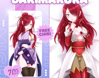 Aangepaste anime Dakimakura-lichaamskussen kunstcommissie: OC, VTuber, Furry