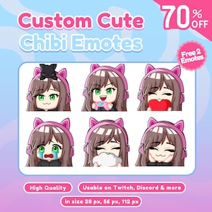 Benutzerdefinierte Twitch Emotes | Animierte Emotes | Twitch Emote für Streamer | YCH | Tier Emotes | Sticker Emote | Twitch Emotes | Frühling Emotes